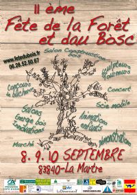 11ème Fête de la Forêt et dau Bòsc. Du 8 au 10 septembre 2017 à La Martre. Var.  18H00